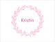 Pink Wreath Foldover Note Cards Image 3 of 6